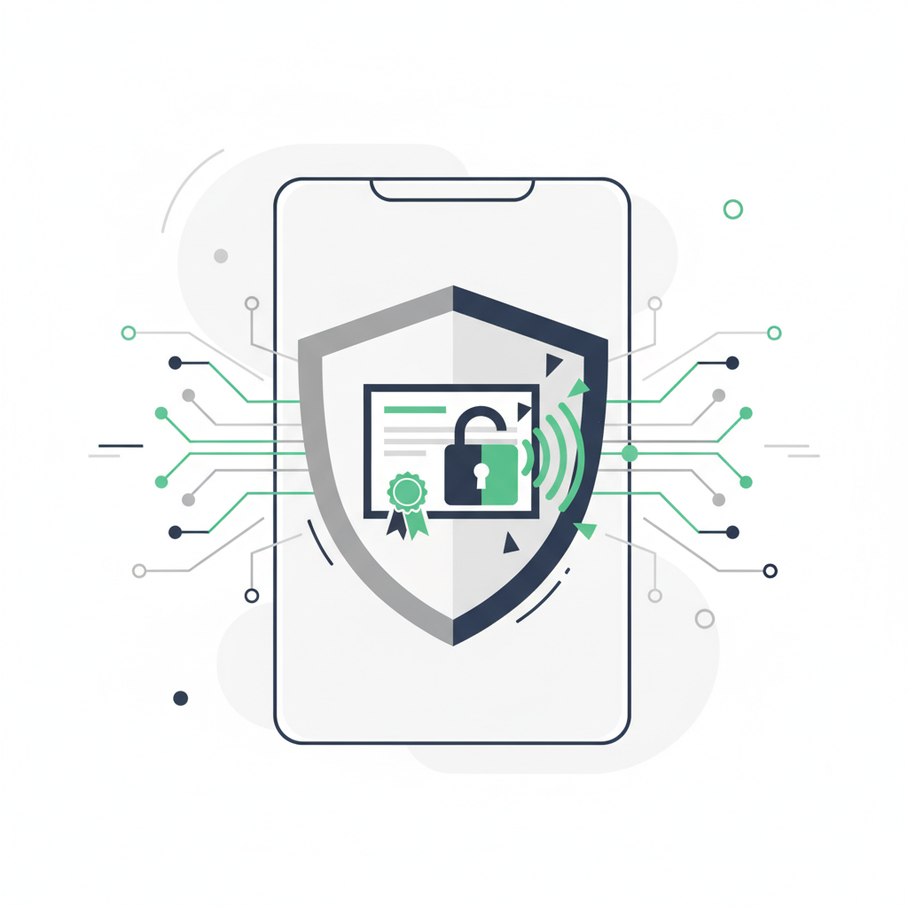 Certificate Pinning Alerts for Mobile Apps — illustration