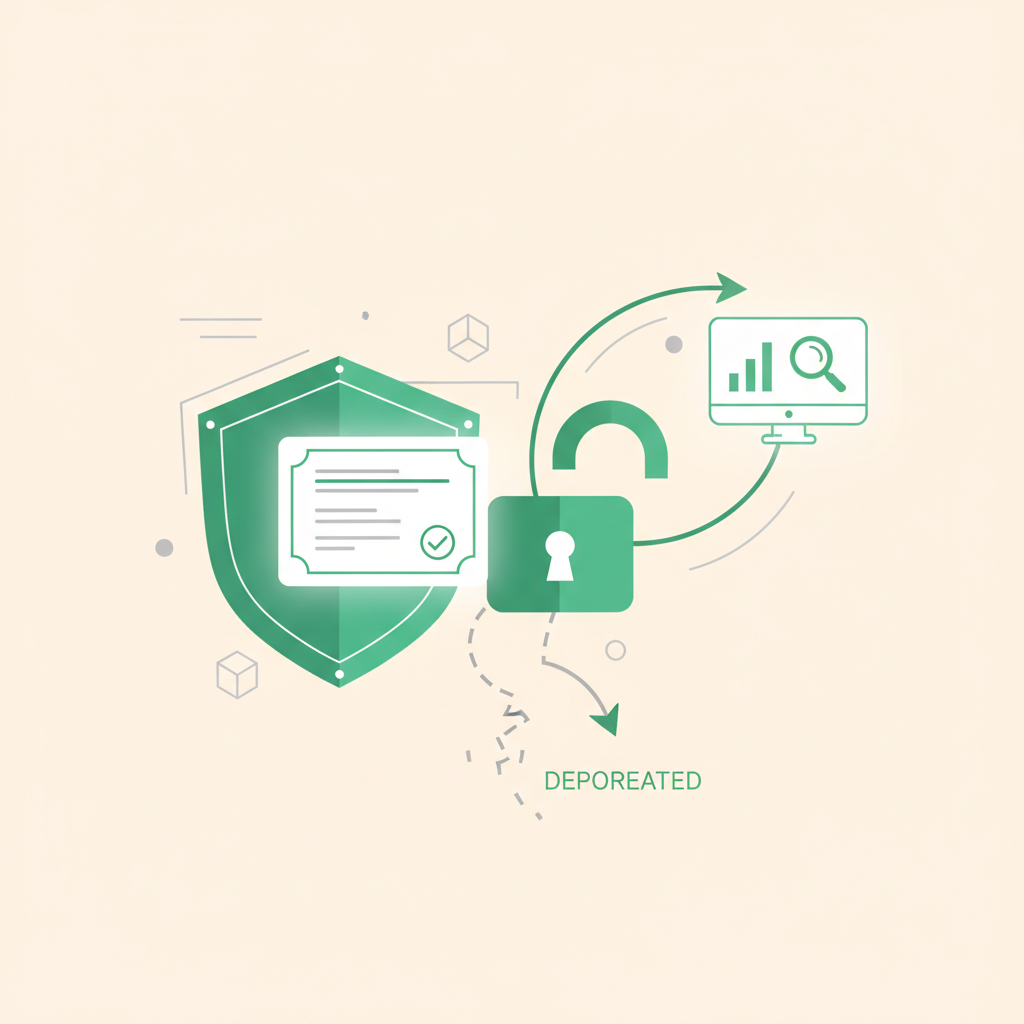 Navigating TLS 1.0 and 1.1 Deprecation: What You Need to Know (and Monitor) — illustration